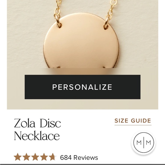 Zola disc necklace, gold filled, 17”-19”: custom text- exodus 14:14 - Picture 1 of 2